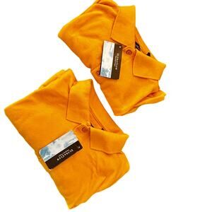 2 Pack Yellow Large Polos NWT